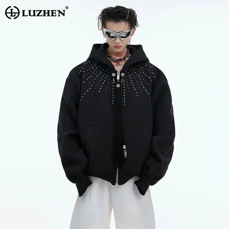 LUZHEN Original Diamond Patchwork Design Loose Hoodies Coat Men's Stylish Streetwear Solid Color 2025 New Fashion Clothes LZ9570
LUZHEN Original Diamond Patchwork Design Loose Hoodies Coat Men's Stylish Streetwear Solid Color 2025 New Fashion Clothes LZ9570