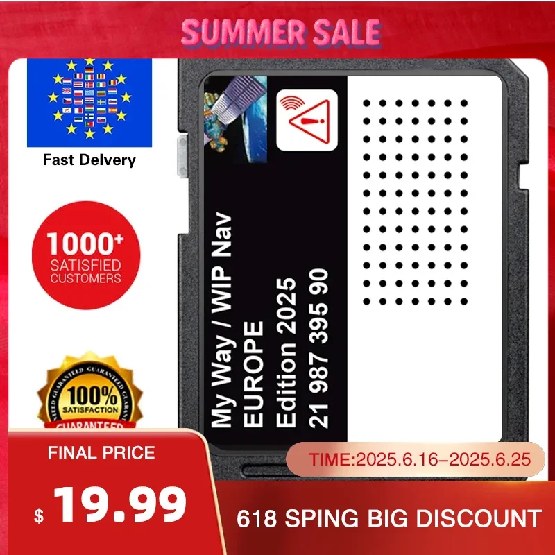 SD Card 16GB Sat Nav Update EU Morocco maps 2198739590 for Citroen DS3 C3/C4/C5/C8 Berlingo Dispatch Car Navigation Accessories
SD Card 16GB Sat Nav Update EU Morocco maps 2198739590 for Citroen DS3 C3/C4/C5/C8 Berlingo Dispatch Car Navigation Accessories