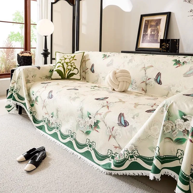 1pc Chenier sofa towel is universal in all seasons the sofa cover is fully covered and the sofa cover is small and fresh.
1pc Chenier sofa towel is universal in all seasons the sofa cover is fully covered and the sofa cover is small and fresh.
