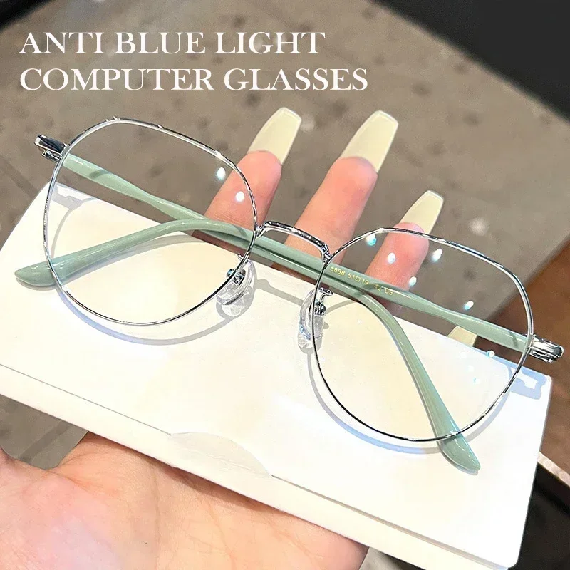 Retro Elegant Anti Blue Light Glasses Round Metal Frame Vintage Computer Gaming Eye Protection Classic Eyeglasses
Retro Elegant Anti Blue Light Glasses Round Metal Frame Vintage Computer Gaming Eye Protection Classic Eyeglasses