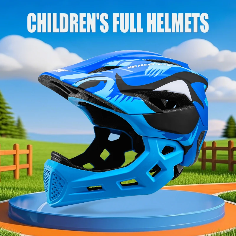 BATFOX Kids Full Face Bicycle Helmet Detachable Off-road Downhill Go-kart Motorcycle Bike Sports Youth Children Cycling helmets
BATFOX Kids Full Face Bicycle Helmet Detachable Off-road Downhill Go-kart Motorcycle Bike Sports Youth Children Cycling helmets