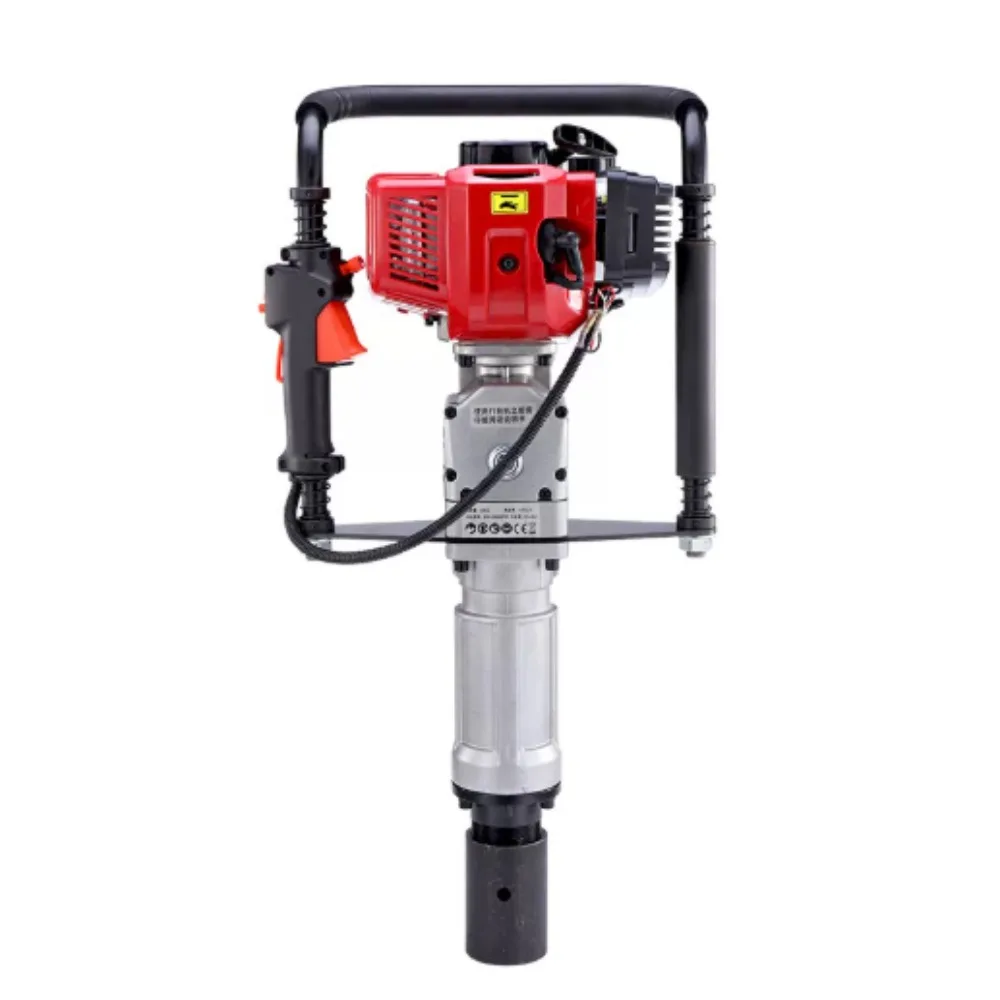 Type 60 Twin-stroke Engine-driven Pile Driver; Handheld Highway Guardrail Flood Control Reserve Material Portable Pile Driver
Type 60 Twin-stroke Engine-driven Pile Driver; Handheld Highway Guardrail Flood Control Reserve Material Portable Pile Driver