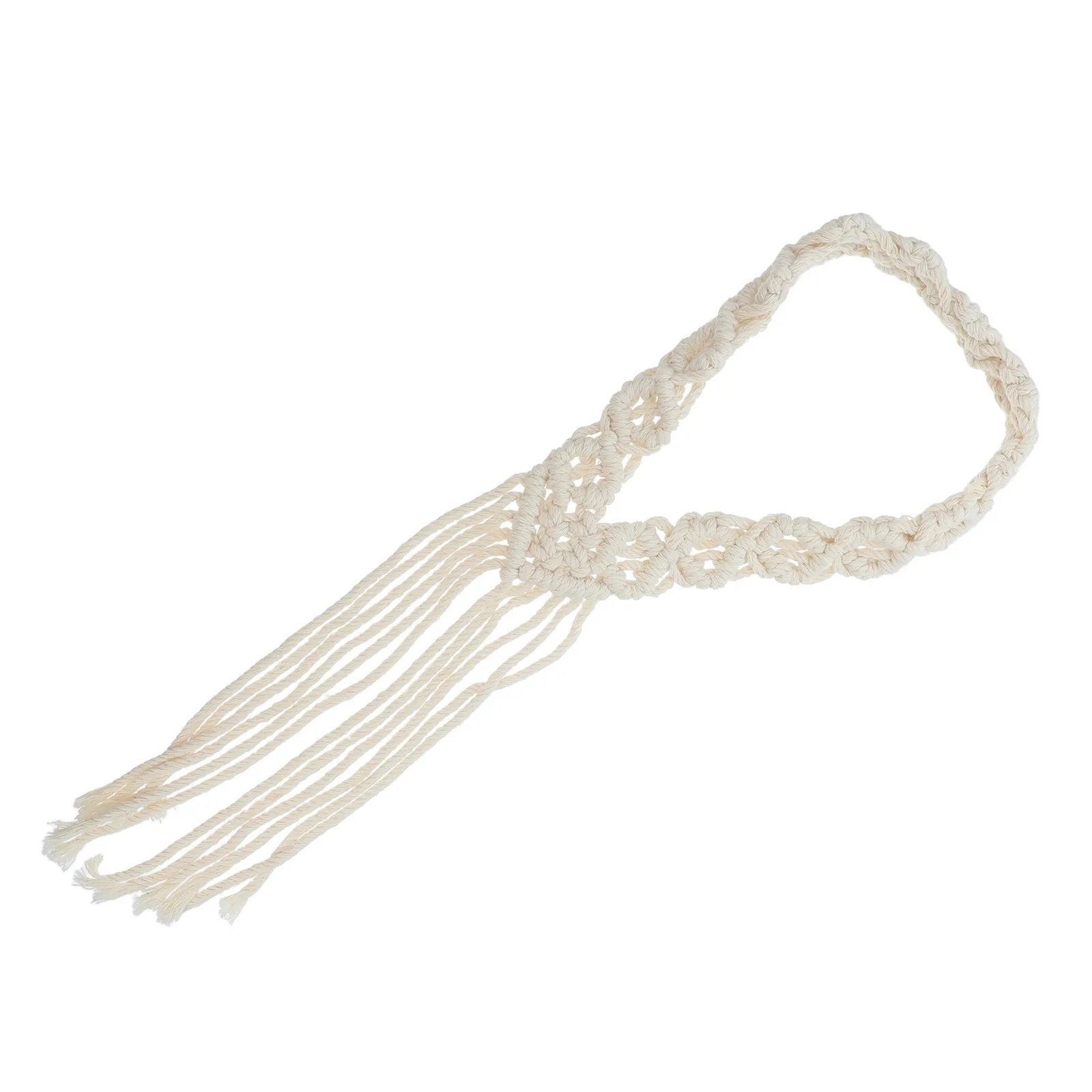 Hand Woven Macrame Headband Natural Cotton Rope Bohemian Style Elegant Woven Headdress for Weddings Beach Travel Photography
Hand Woven Macrame Headband Natural Cotton Rope Bohemian Style Elegant Woven Headdress for Weddings Beach Travel Photography