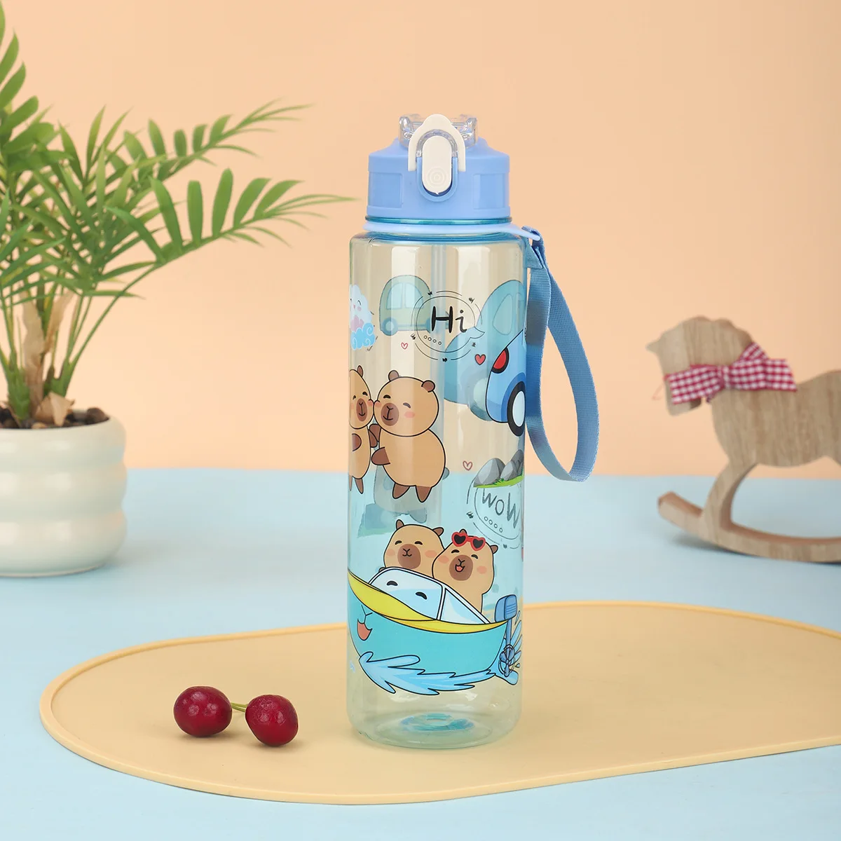 Cute 500ml Plastic Water Bottle, Leakproof Flip-Top Straw Cup for Daily Use & Outdoor Activities
Cute 500ml Plastic Water Bottle, Leakproof Flip-Top Straw Cup for Daily Use & Outdoor Activities