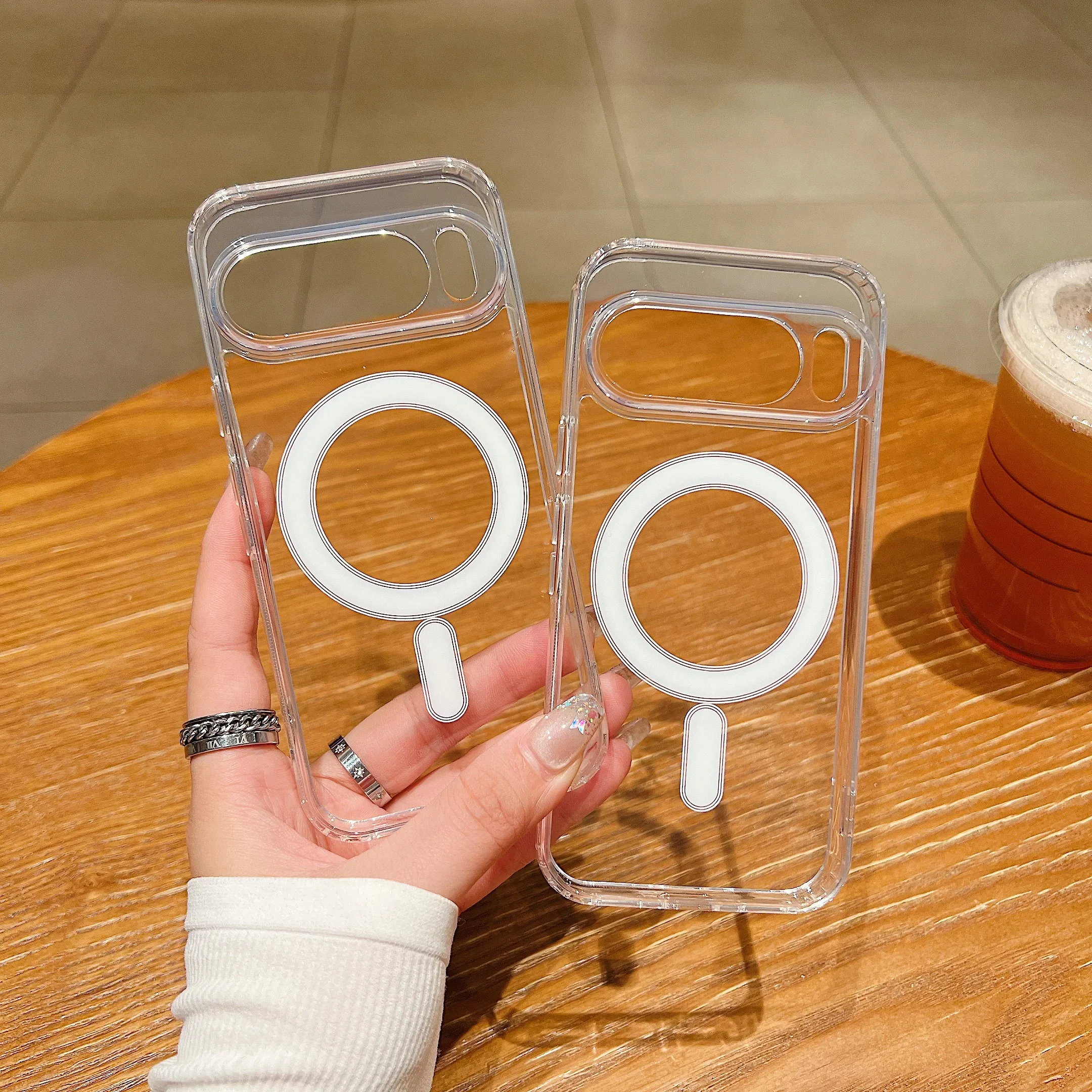 Прозрачный акриловый магнит для телефона Magsafe, чехол для Google Pixel 10 Pro Pixel 10, магнитное беспроводное зарядное устройство, защитный чехол
Прозрачный акриловый магнит для телефона Magsafe, чехол для Google Pixel 10 Pro Pixel 10, магнитное беспроводное зарядное устройство, защитный чехол