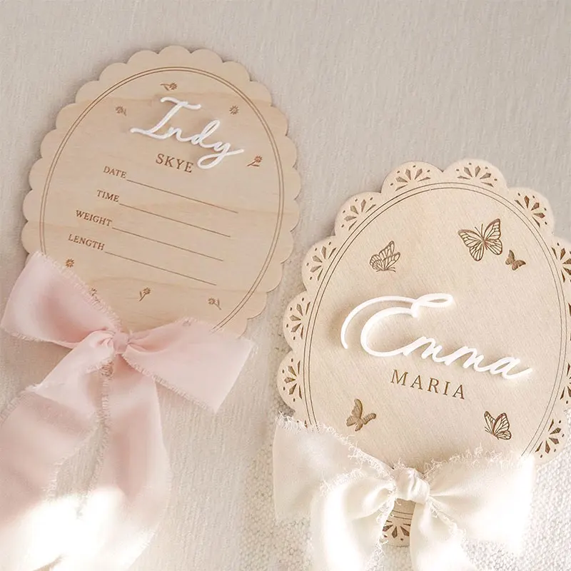 Personalized Florals Butterfly Birth Announcement Sign Newborn Hospital Custom Baby Name Plaque Baby Shower Gift
Personalized Florals Butterfly Birth Announcement Sign Newborn Hospital Custom Baby Name Plaque Baby Shower Gift