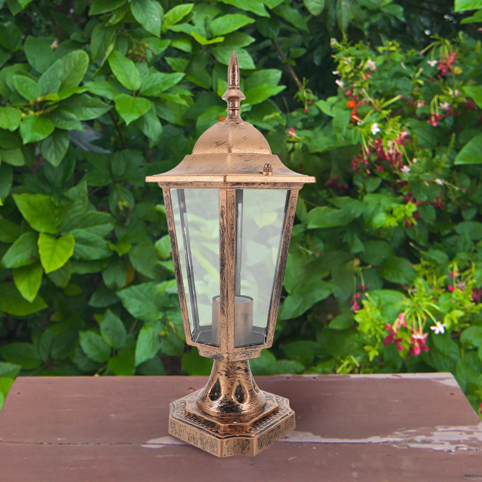 Hexagonal Outdoor Lamp Shade Aluminum Frame Clear Glass Panel Uniform Light Distribution Artistic Decorative Garden Terrace
Hexagonal Outdoor Lamp Shade Aluminum Frame Clear Glass Panel Uniform Light Distribution Artistic Decorative Garden Terrace