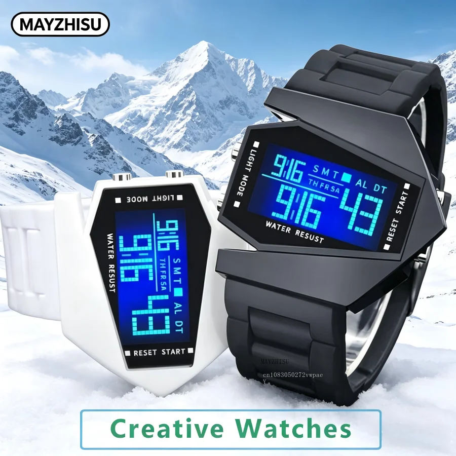 Creative Kids Watches Wateproof Alarm Clock Silicone Strap Sports Electronic Wristwatch Airplane Clock for Children Boys Teens
Creative Kids Watches Wateproof Alarm Clock Silicone Strap Sports Electronic Wristwatch Airplane Clock for Children Boys Teens