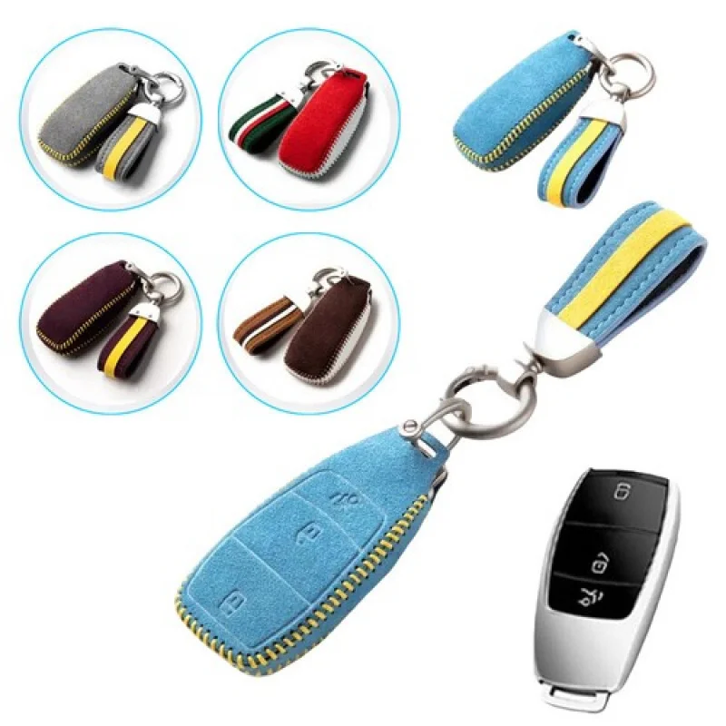 Замшевый кожаный чехол для автомобильного брелока A + для Benz A B C E S GLE GLS GLB GLA GLC
Замшевый кожаный чехол для автомобильного брелока A + для Benz A B C E S GLE GLS GLB GLA GLC