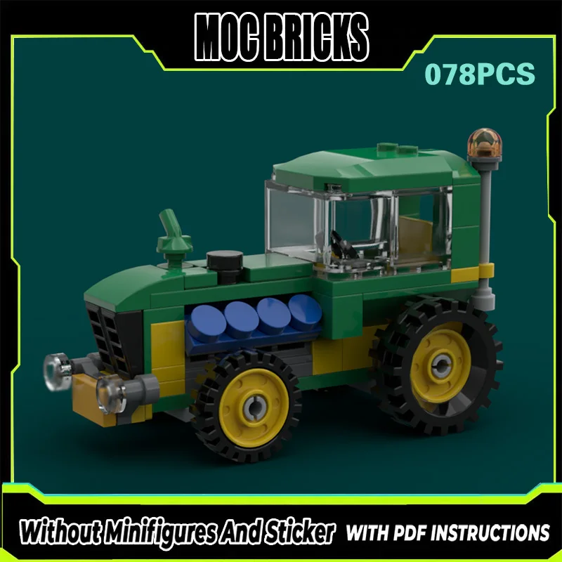 City Car Model MOC Building Bricks Agricultural Tractor With Cabine Modular Technology Gifts Holiday Assemble Children Toys Suit
City Car Model MOC Building Bricks Agricultural Tractor With Cabine Modular Technology Gifts Holiday Assemble Children Toys Suit