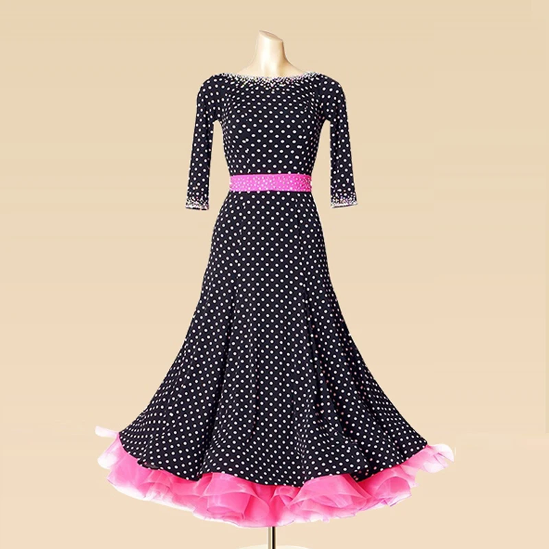 New Ballroom Practice Dress Latin Dance Customized Fish Bones Skirt Tango Dance Performance for Social Dance Costume VBH251
New Ballroom Practice Dress Latin Dance Customized Fish Bones Skirt Tango Dance Performance for Social Dance Costume VBH251