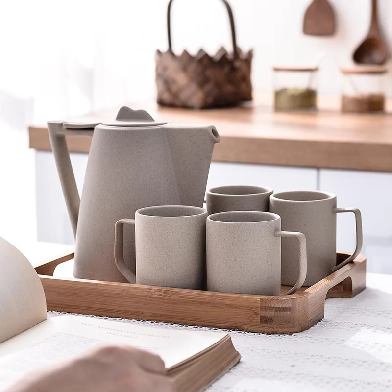 Ceramic Retro White Porcelain Water Bottle Nordic Cold Water Pot Flower Tea Pot Pure White Water Cup Ceramic Kongfu Tea Set
Ceramic Retro White Porcelain Water Bottle Nordic Cold Water Pot Flower Tea Pot Pure White Water Cup Ceramic Kongfu Tea Set