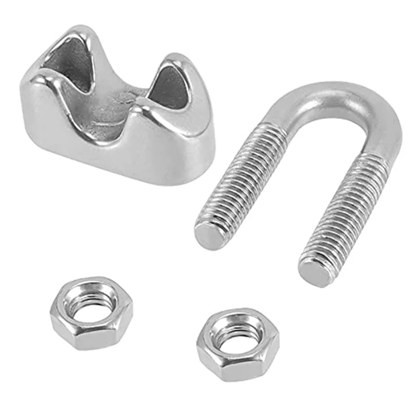 SYW-3/8 Inch Wire Rope Clamp Heavy Duty Wire Rope Clamp Wire Rope Clip M10 Stainless Steel,20 PCS
SYW-3/8 Inch Wire Rope Clamp Heavy Duty Wire Rope Clamp Wire Rope Clip M10 Stainless Steel,20 PCS