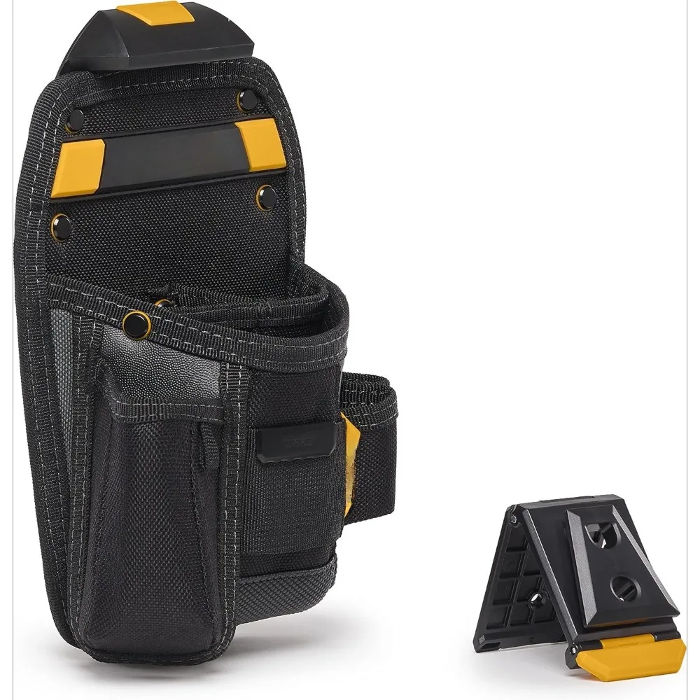 Compact Drill Holster, Heavy-Duty Tool Holster with ClipTech Hub, Perfect for Technicians, Electricians & Jobsite Professionals
Compact Drill Holster, Heavy-Duty Tool Holster with ClipTech Hub, Perfect for Technicians, Electricians & Jobsite Professionals