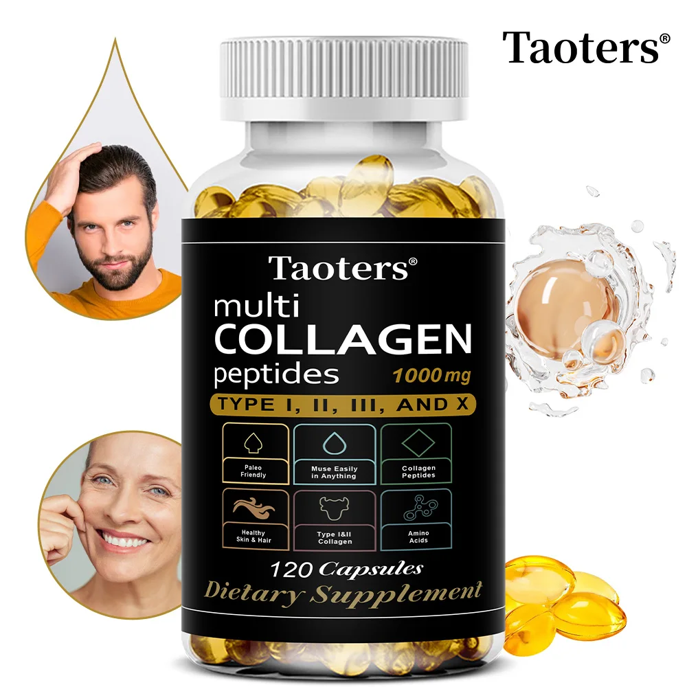 Multi-Collagen Complex-Hydrolyzed Collagen 1000 Mg,Including Types I,II,III and X,To Support Healthy Hair,Skin,Nails,and Joints
Multi-Collagen Complex-Hydrolyzed Collagen 1000 Mg,Including Types I,II,III and X,To Support Healthy Hair,Skin,Nails,and Joints