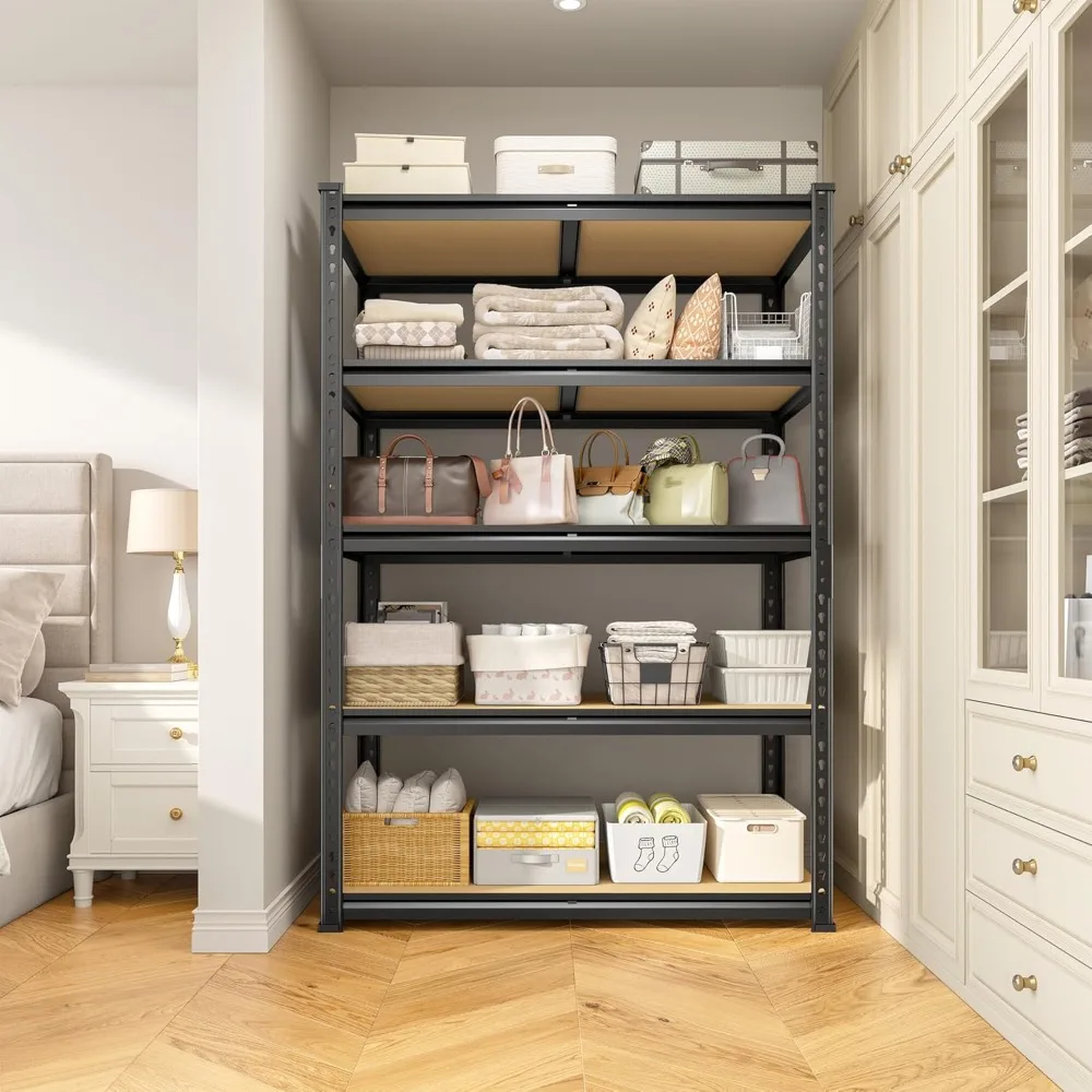 US Shipping 5 Tier Storage Shelves 1980LBS Capacity Heavy Duty Adjustable Metal Shelving Unit for Kitchen Pantry Closet
US Shipping 5 Tier Storage Shelves 1980LBS Capacity Heavy Duty Adjustable Metal Shelving Unit for Kitchen Pantry Closet