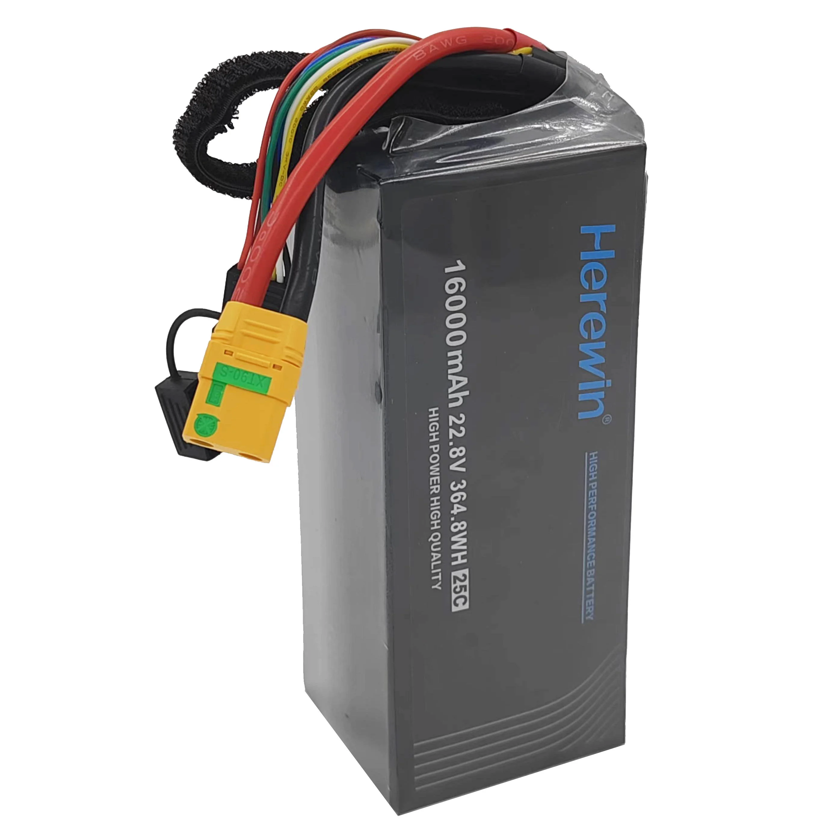 Herewin 16000mAh 22000MAH 30000mAh Battery 22.8V 6S 25C Battery Agricultural Plant Protection UAV Battery
Herewin 16000mAh 22000MAH 30000mAh Battery 22.8V 6S 25C Battery Agricultural Plant Protection UAV Battery