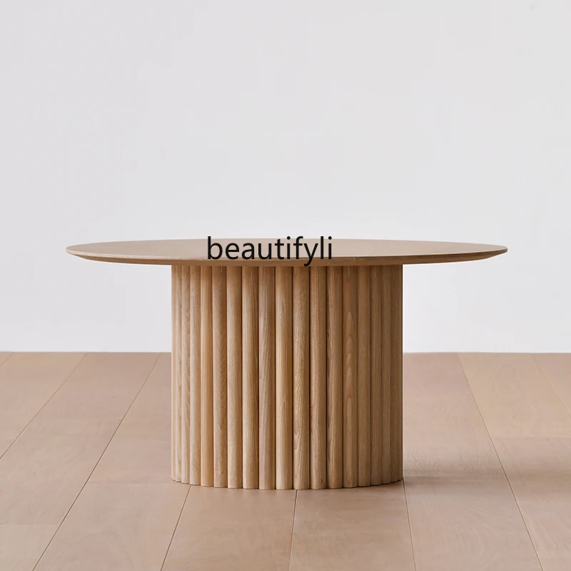 Nordic round Tea Table Modern Minimalist Designer Small Apartment Living Room Japanese Style Solid Wood Round Table
Nordic round Tea Table Modern Minimalist Designer Small Apartment Living Room Japanese Style Solid Wood Round Table