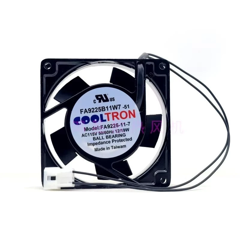 S+ COOLTRON FA9225-11-7 / FA9225B11W7-51 9225 AC115V 12/19W Industrial Cooling Fan
S+ COOLTRON FA9225-11-7 / FA9225B11W7-51 9225 AC115V 12/19W Industrial Cooling Fan