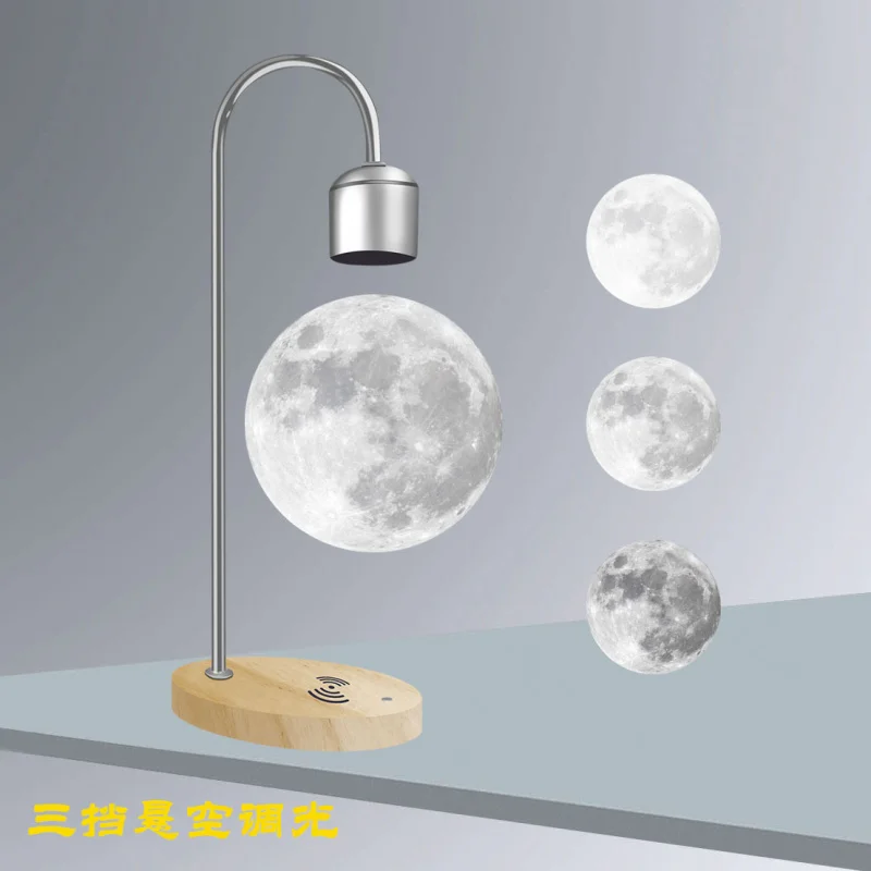 3D Printed Magnetic Floating Moon Lamp - 3-Color Adjustable LED, Seamless Design, Night Light for Home Decor
3D Printed Magnetic Floating Moon Lamp - 3-Color Adjustable LED, Seamless Design, Night Light for Home Decor