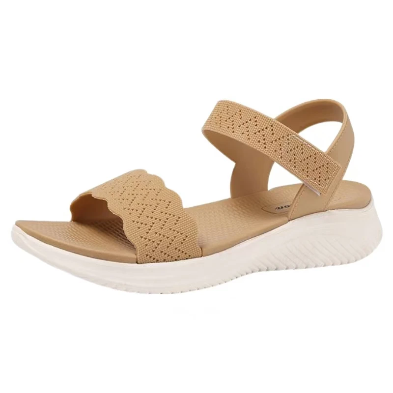 Women One Word Wedges Outdoor Beach Sandals Summer New Thick Sole Non Slip Velcro Casual Sport Sandal Middle Aged Elderly Sandal
Women One Word Wedges Outdoor Beach Sandals Summer New Thick Sole Non Slip Velcro Casual Sport Sandal Middle Aged Elderly Sandal