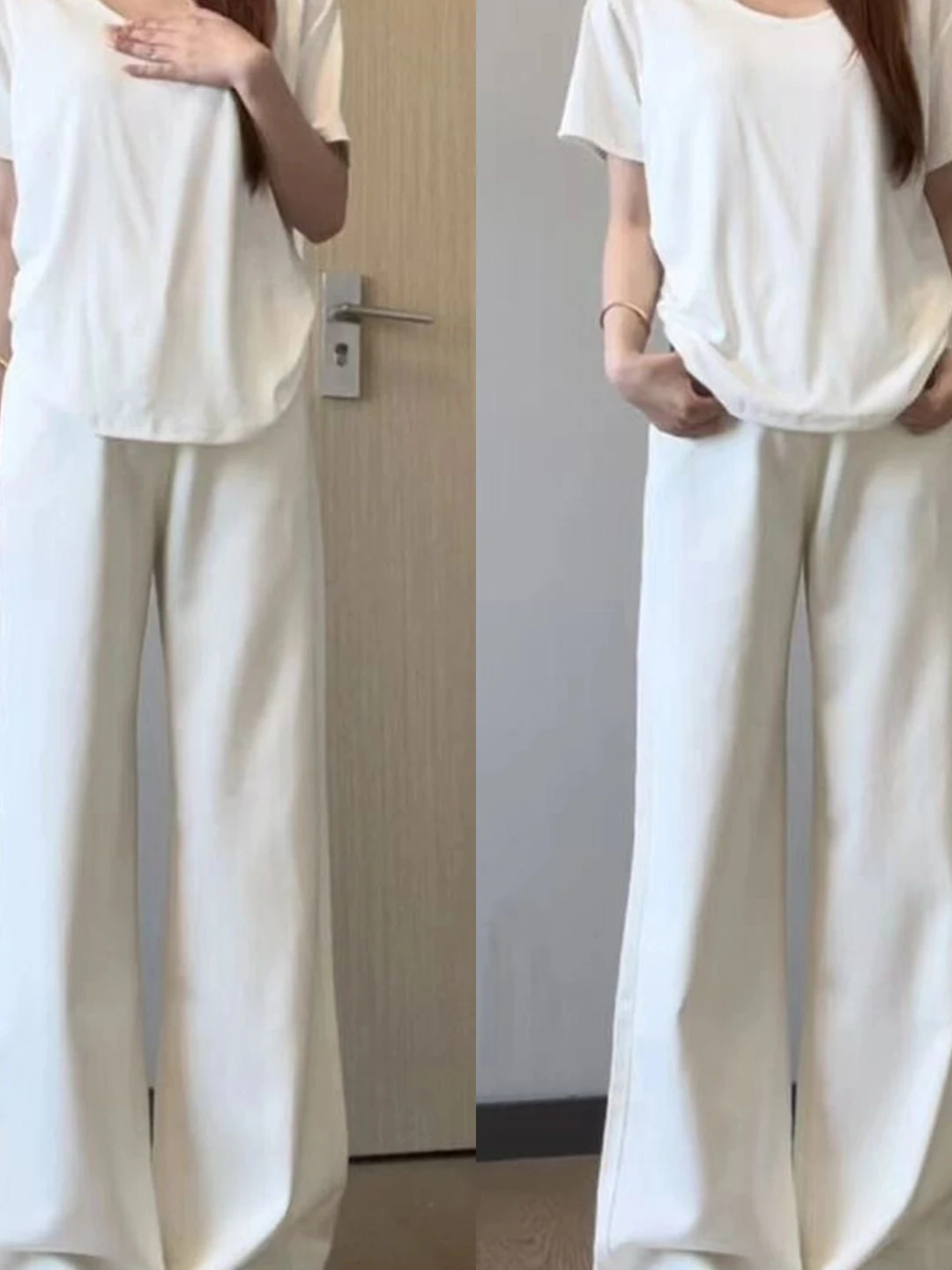 Джинсы с высокой талией и широкими штанинами, женские, свободного кроя, скрывающие бедра, белые, повседневные, прямые брюки, больших размеров, утягивающие.
Джинсы с высокой талией и широкими штанинами, женские, свободного кроя, скрывающие бедра, белые, повседневные, прямые брюки, больших размеров, утягивающие.