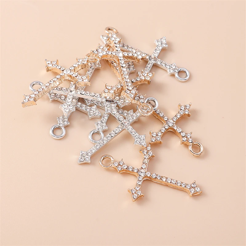 20pcs 18x31mm Cute Crystal Alloy Cross Charms Pendants for Jewelry Making Drop Earrings Necklaces DIY Crafts Jewelry Accessories
20pcs 18x31mm Cute Crystal Alloy Cross Charms Pendants for Jewelry Making Drop Earrings Necklaces DIY Crafts Jewelry Accessories
