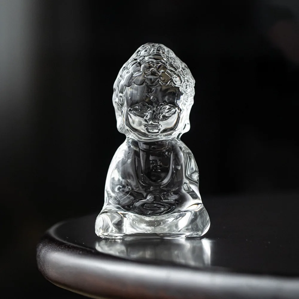 Handmade Buddha Glass Ornaments Small Size Unique Small Buddha Statue Spiritual Glass Material Zen Monk Sculpture Office Desk
Handmade Buddha Glass Ornaments Small Size Unique Small Buddha Statue Spiritual Glass Material Zen Monk Sculpture Office Desk