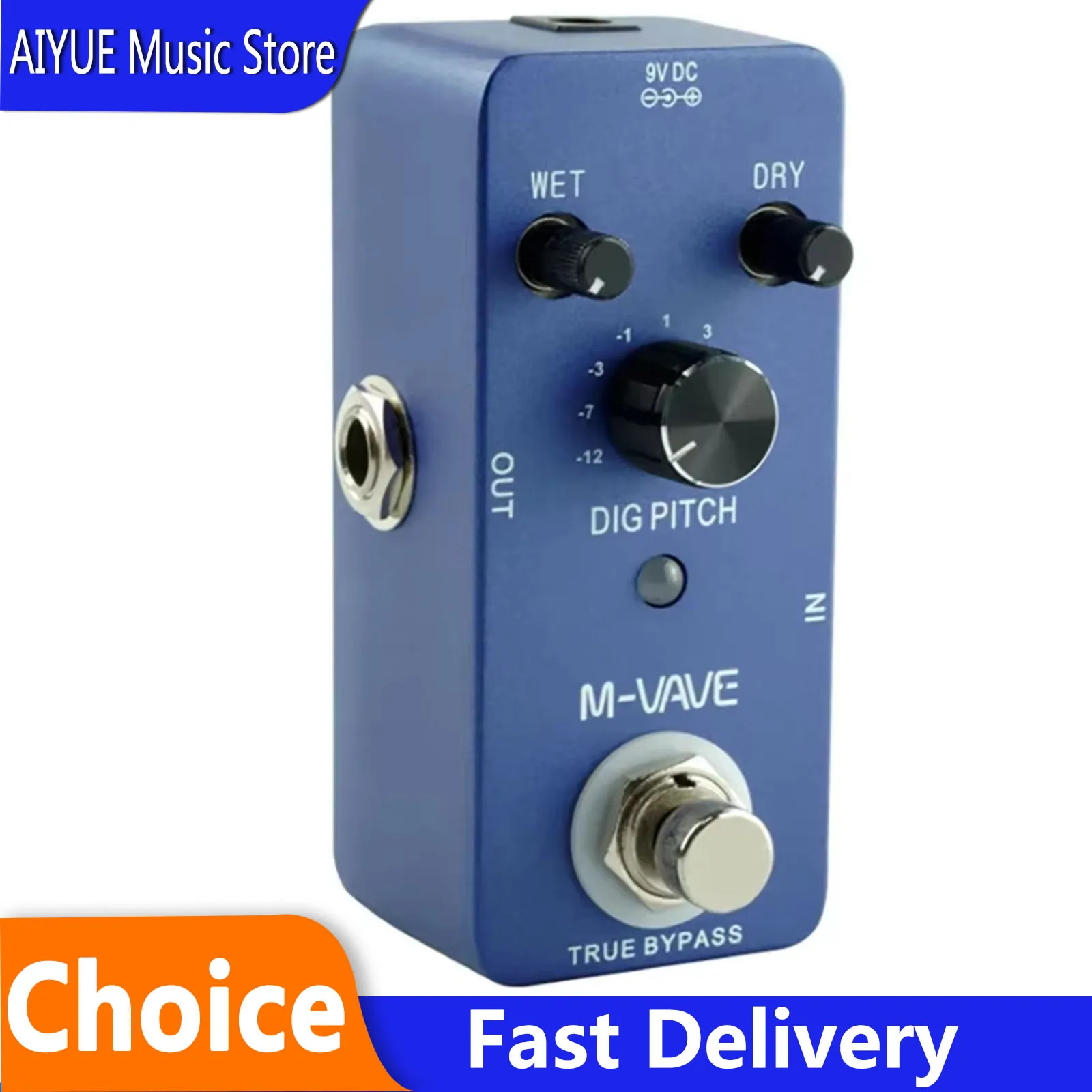 M-VAVE DIG-PITCH Electric Guitar Effects Pedal Dig Pitch 9 Pitch Shift Effect True Bypass Pedal Guitar Parts Accessories
M-VAVE DIG-PITCH Electric Guitar Effects Pedal Dig Pitch 9 Pitch Shift Effect True Bypass Pedal Guitar Parts Accessories