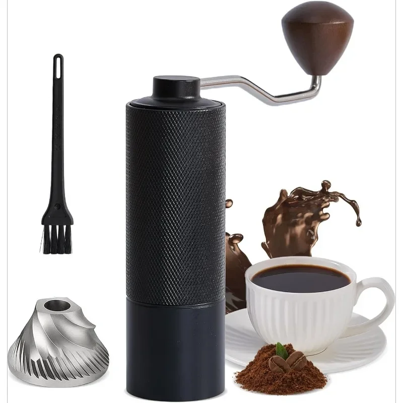 Manual Coffee Grinder Stainless Steel Portable Coffee Mill with Precision Conical Burr for Espresso,French PressTravel & Camping
Manual Coffee Grinder Stainless Steel Portable Coffee Mill with Precision Conical Burr for Espresso,French PressTravel & Camping