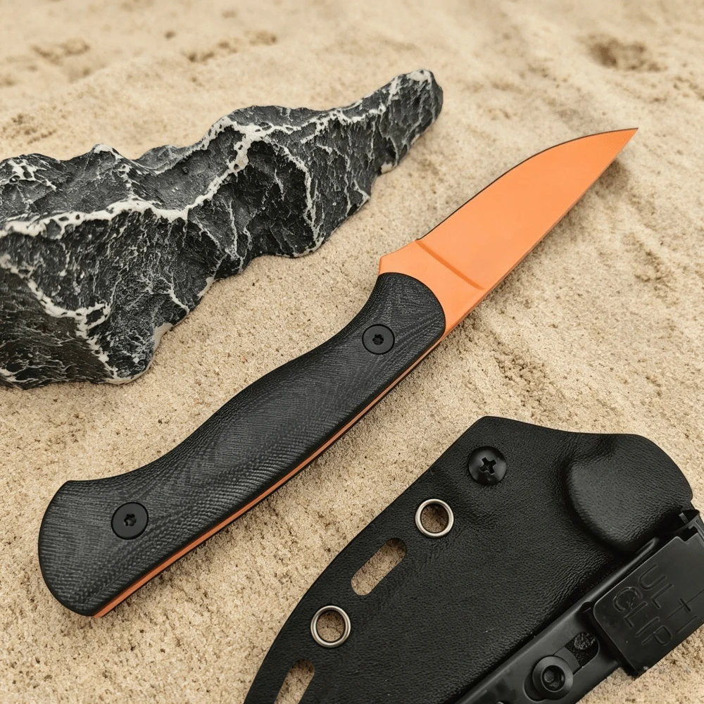 Outdoor Adventure Emergency Straight Knife with K Sheath Lightweight G10 Handle Portable Camping Fishing Pocket Straight Knives
Outdoor Adventure Emergency Straight Knife with K Sheath Lightweight G10 Handle Portable Camping Fishing Pocket Straight Knives