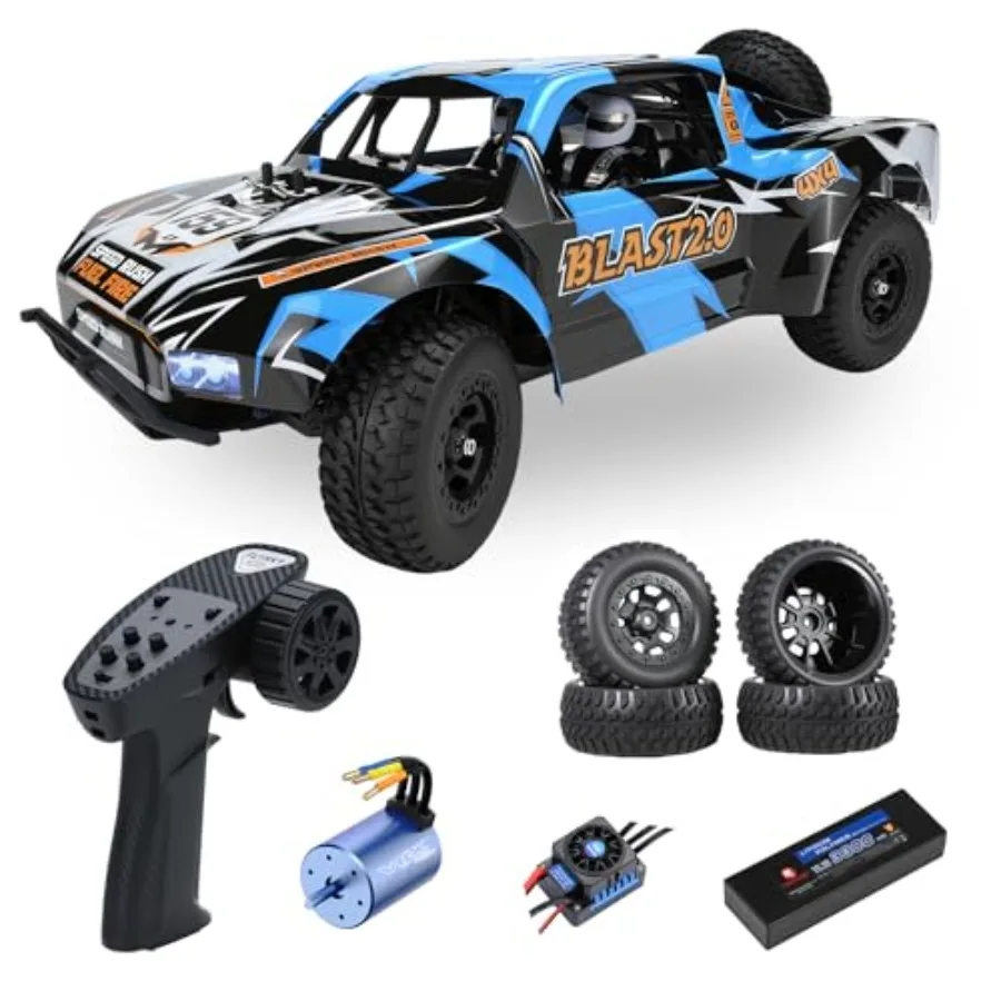 Радиоуправляемый шорт-корс трак FULLFUN Blast 1/8 масштаба, 4WD, с бесщеточным двигателем, для бездорожья, шасси из алюминиевого сплава, черный, высокоскоростной, регулируемый
Радиоуправляемый шорт-корс трак FULLFUN Blast 1/8 масштаба, 4WD, с бесщеточным двигателем, для бездорожья, шасси из алюминиевого сплава, черный, высокоскоростной, регулируемый