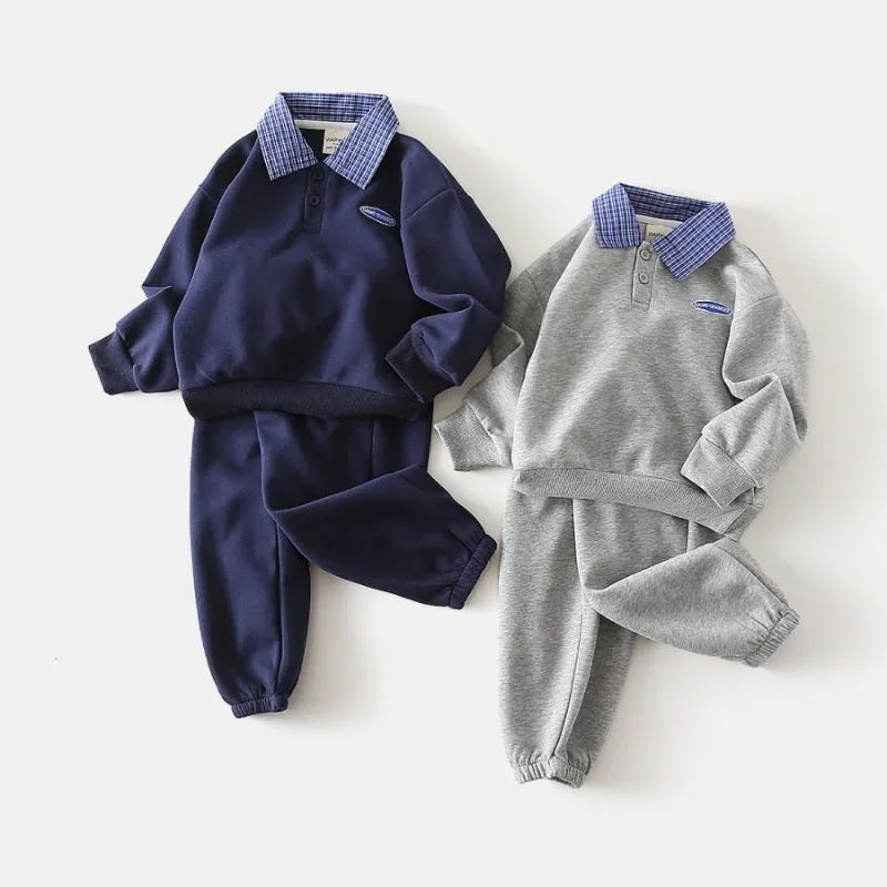 2025 New Autumn Kids Preppy Fake Two Piece Set Boys Casual Sweatshirt Pants Outfit 3-8Y
2025 New Autumn Kids Preppy Fake Two Piece Set Boys Casual Sweatshirt Pants Outfit 3-8Y
