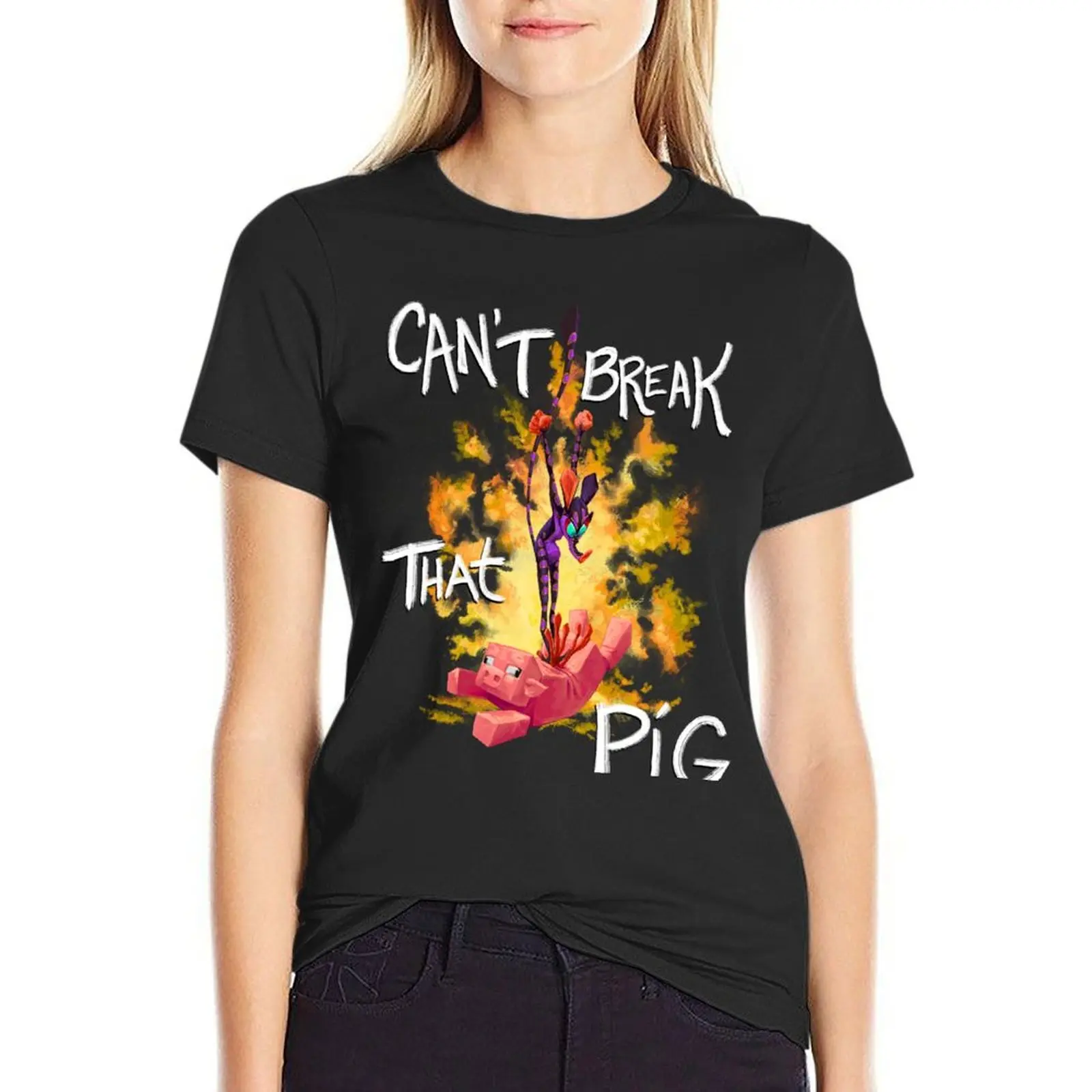 Can't Break That Pig T-Shirt tees animal print shirt for girls cat shirts for Women
Can't Break That Pig T-Shirt tees animal print shirt for girls cat shirts for Women