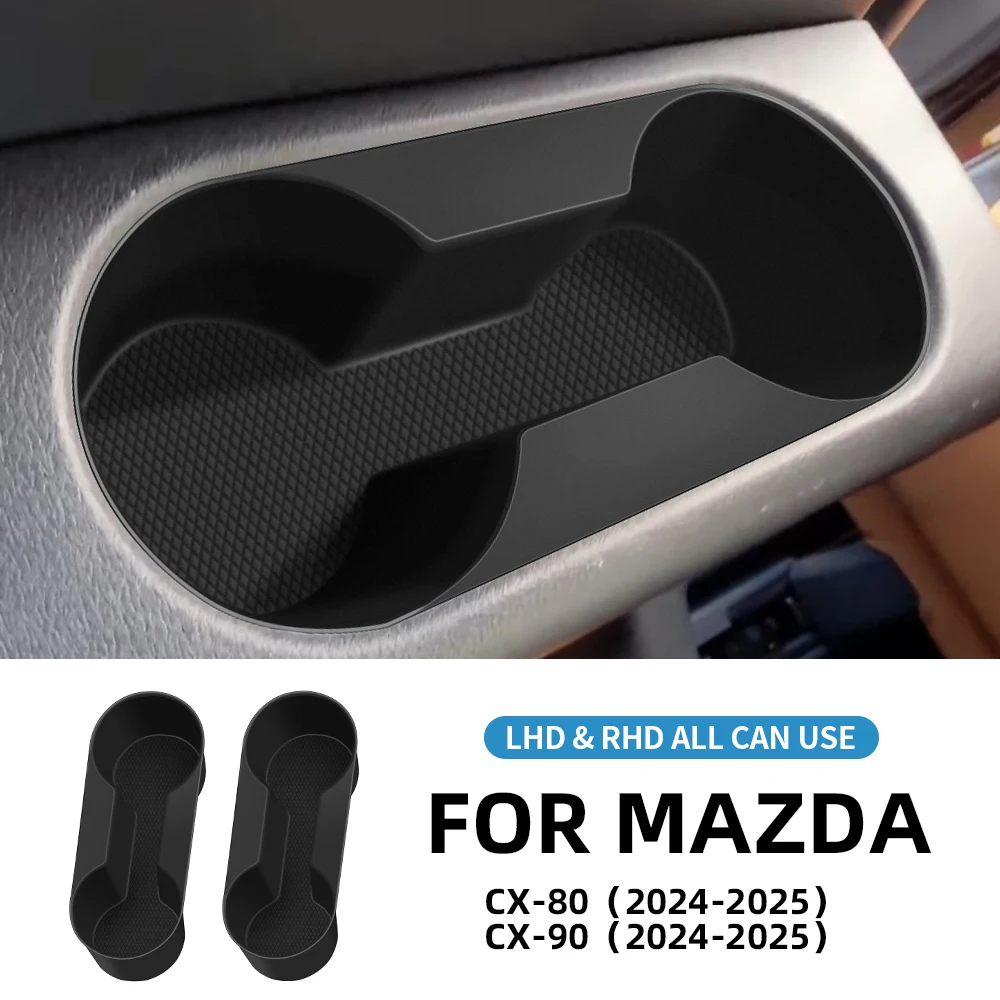 Rear Row Cup Holder Insert For Mazda CX-80 90 2024-2025 Anti-Scratch Wear Resistant Functional Interior Modification Accessories
Rear Row Cup Holder Insert For Mazda CX-80 90 2024-2025 Anti-Scratch Wear Resistant Functional Interior Modification Accessories