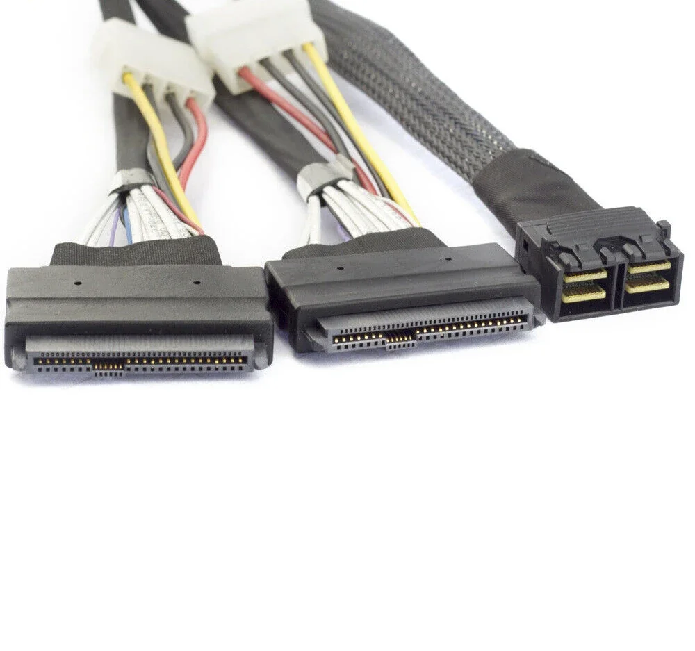 2-портовый MINI SAS SFF-8643 4I-2 порта SAS SFF-8639 с кабелем-переходником для сервера POWER
2-портовый MINI SAS SFF-8643 4I-2 порта SAS SFF-8639 с кабелем-переходником для сервера POWER