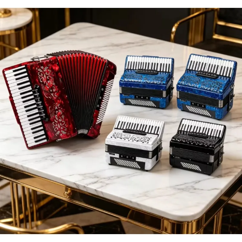 34 Keys 60 Bass Professional Grade Accordion Suitable for Concert Performances
34 Keys 60 Bass Professional Grade Accordion Suitable for Concert Performances