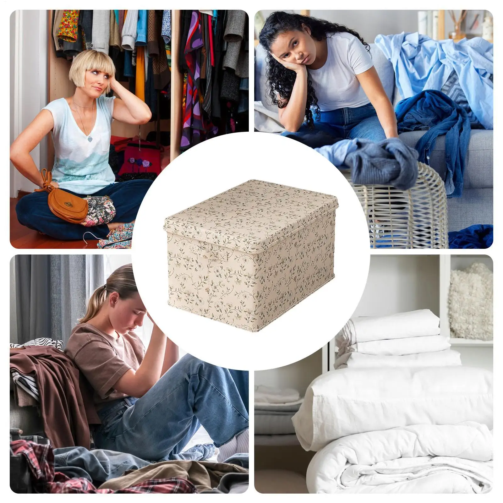 Closet Organizers And Storage Foldable Washable With Handle Clothes Organizer Storage Box For Home Apartment Dorm Shelf Cabinet
Closet Organizers And Storage Foldable Washable With Handle Clothes Organizer Storage Box For Home Apartment Dorm Shelf Cabinet