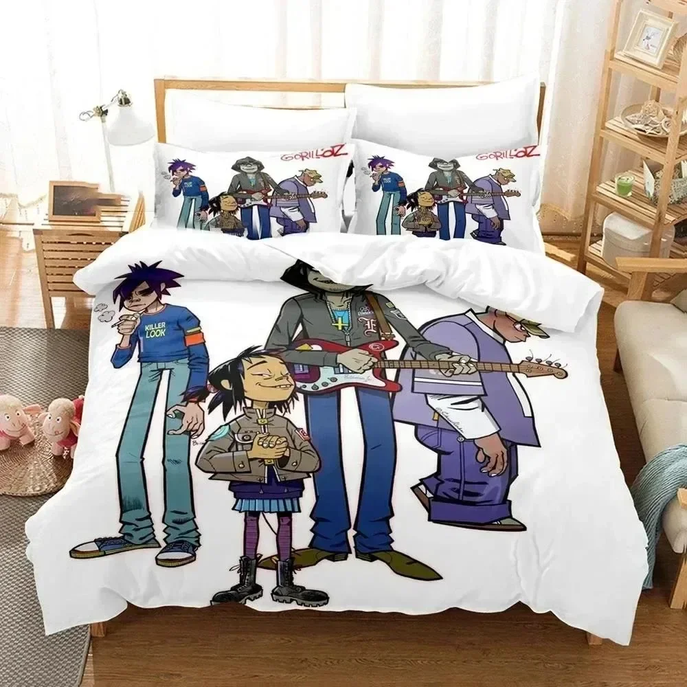 Gorillaz Music Band 3D NEW Duvet Cover Pillowcase Bedding Set Adult Boy Girl Bedroom Decoration Children Single Double Large
Gorillaz Music Band 3D NEW Duvet Cover Pillowcase Bedding Set Adult Boy Girl Bedroom Decoration Children Single Double Large