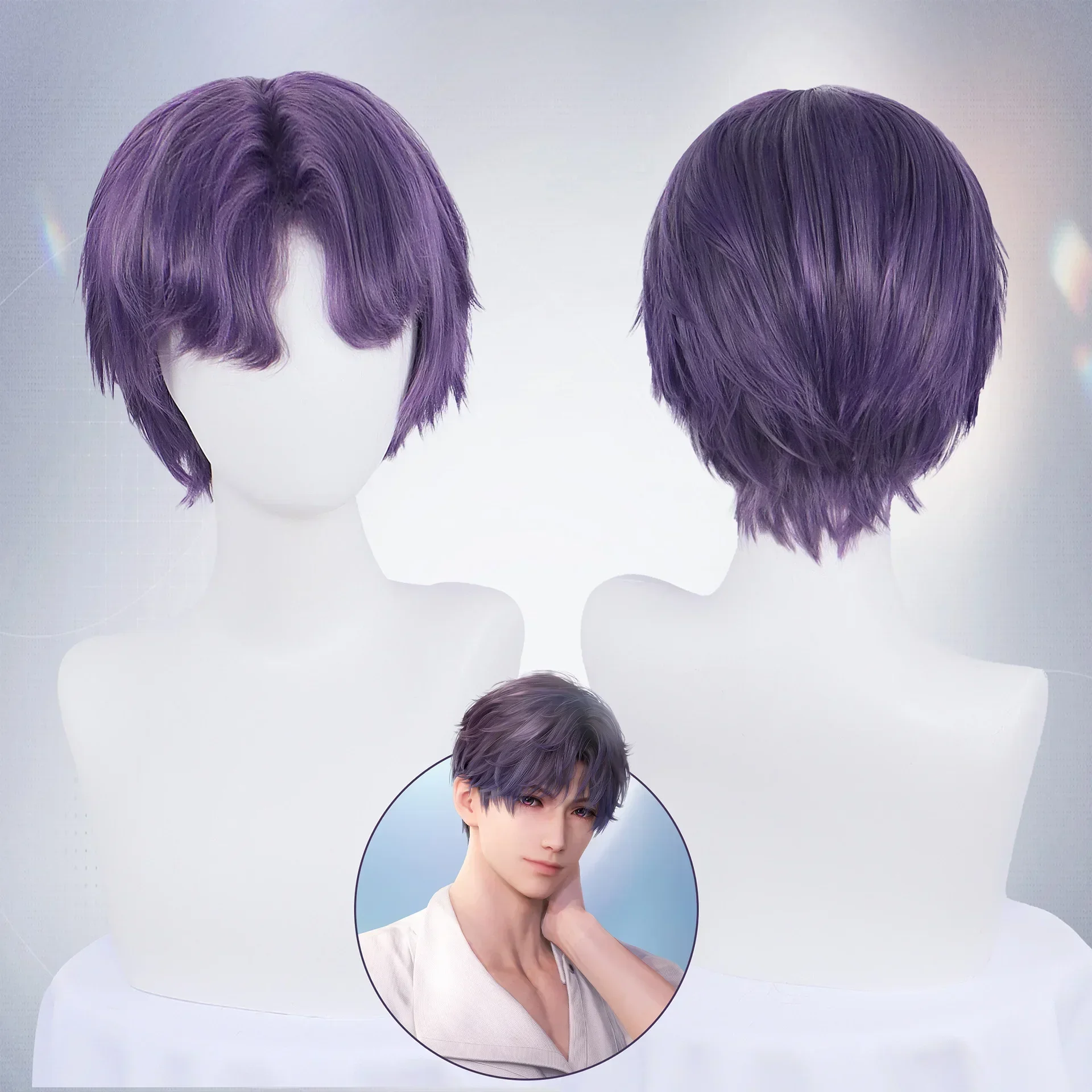 Love And Deepspace Rafayel Zayne Xavier Cosplay Wig 30cm Short Heat Resistant Synthetic Hair Halloween Party Anime Wigs + WigCap
Love And Deepspace Rafayel Zayne Xavier Cosplay Wig 30cm Short Heat Resistant Synthetic Hair Halloween Party Anime Wigs + WigCap