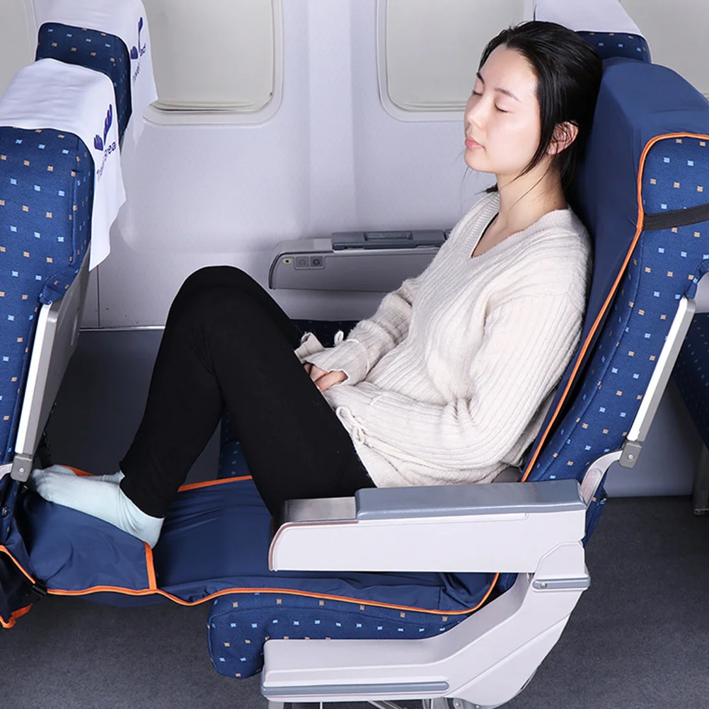 Airplane Travel Footrest Hammock Portable Lightweight Seat Cover Foldable Travel Bed for Comfortable Sleep on Bus Train Plane 
Airplane Travel Footrest Hammock Portable Lightweight Seat Cover Foldable Travel Bed for Comfortable Sleep on Bus Train Plane