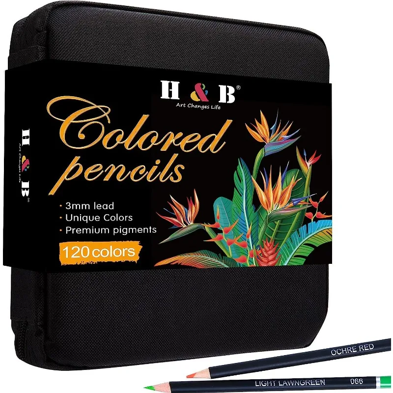 120 Pcs Oil Soft Colored Pencils Professional Drawing Pencil Set Colors Pencil For Artist Sketch Coloring Art Supplies
120 Pcs Oil Soft Colored Pencils Professional Drawing Pencil Set Colors Pencil For Artist Sketch Coloring Art Supplies