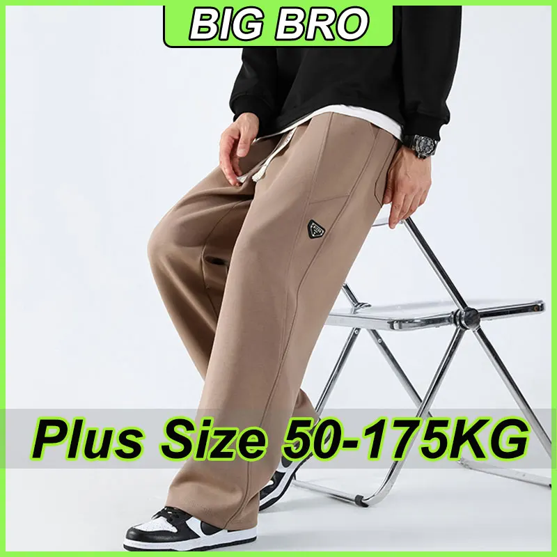 Plus Size Men's Trousers L-10XL Elastic Waist Loose Fit Sport Long Legged Casual Fashion Spring Autumn Cotton Male Clothes 175KG
Plus Size Men's Trousers L-10XL Elastic Waist Loose Fit Sport Long Legged Casual Fashion Spring Autumn Cotton Male Clothes 175KG
