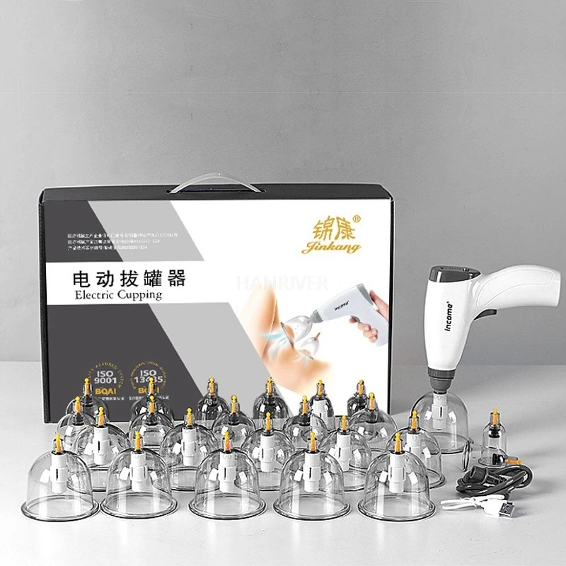 Electric Vacuum Cupping Chinese Physiotherap Set AntiCellulite Slimming Suction Cups Massage For Body Massage Gua Sha Jars Cans
Electric Vacuum Cupping Chinese Physiotherap Set AntiCellulite Slimming Suction Cups Massage For Body Massage Gua Sha Jars Cans