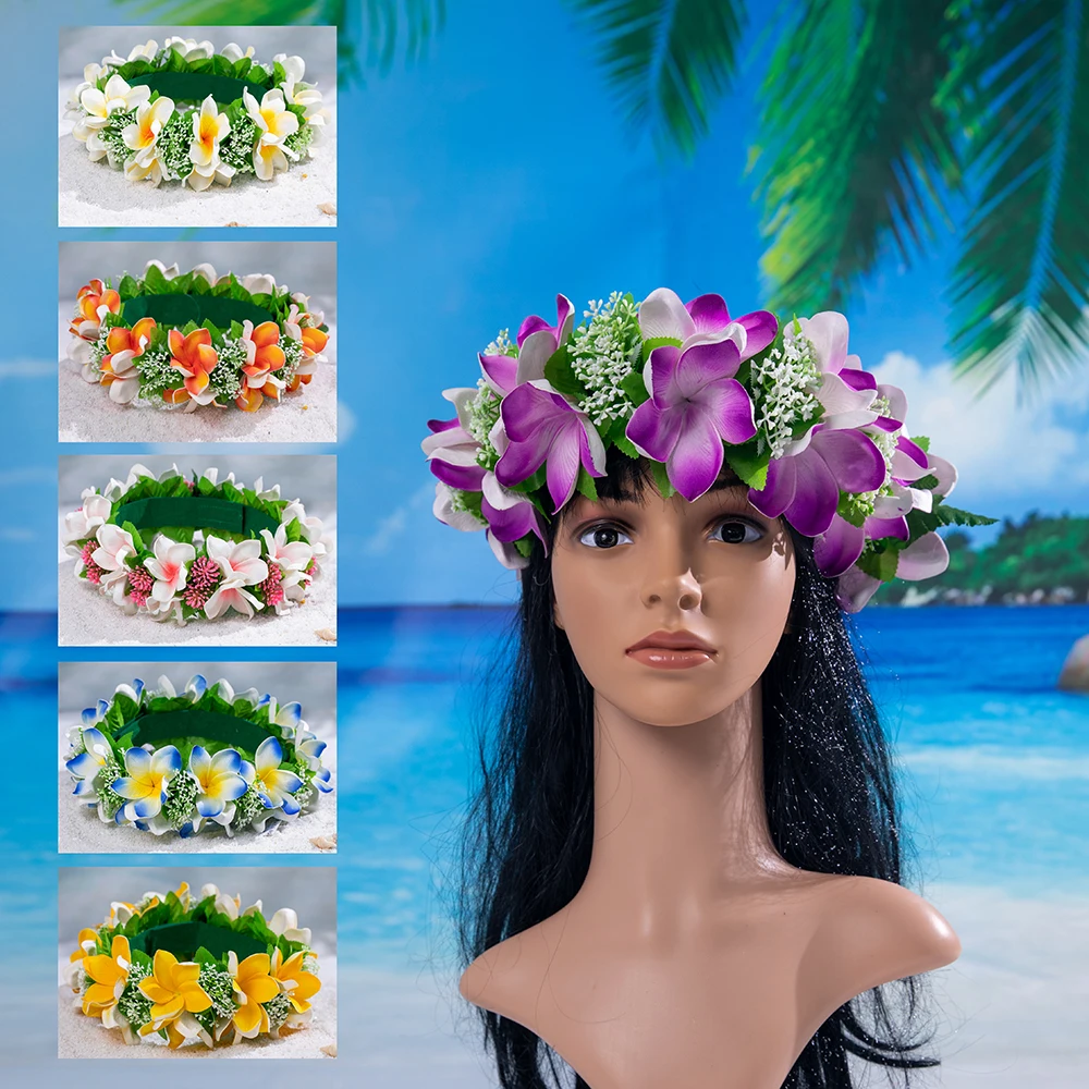 Hawaiian Haku Aloha Hula Dance Tropical Luau Party Artificial Headband Hawaiian Polynesian Island Floral Wreath Wedding
Hawaiian Haku Aloha Hula Dance Tropical Luau Party Artificial Headband Hawaiian Polynesian Island Floral Wreath Wedding