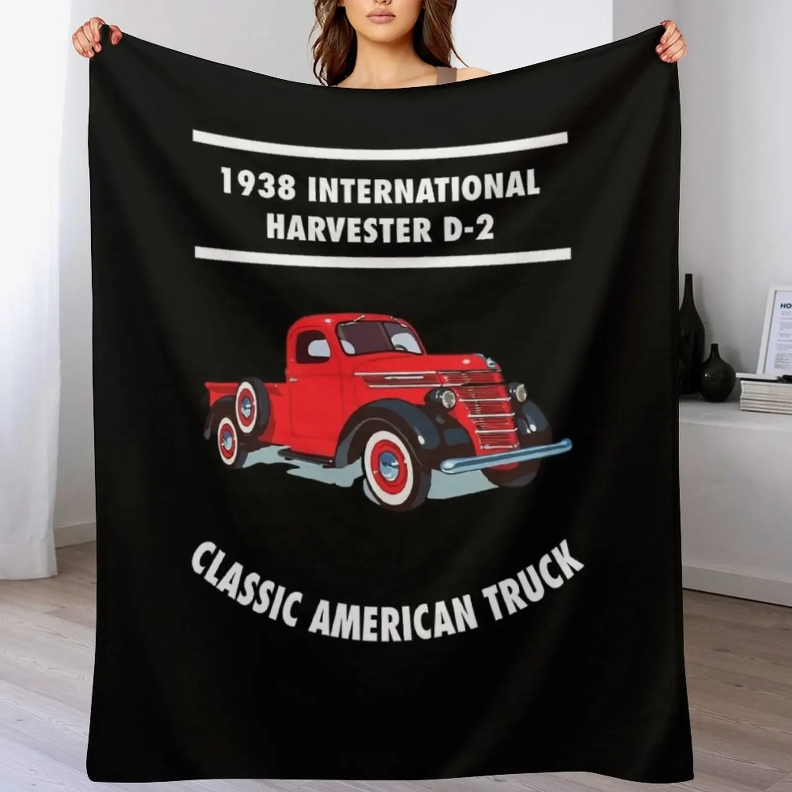 1938 International Harvester D-2 Classic American Truck Throw Blanket Tourist christmas decoration Blankets
1938 International Harvester D-2 Classic American Truck Throw Blanket Tourist christmas decoration Blankets