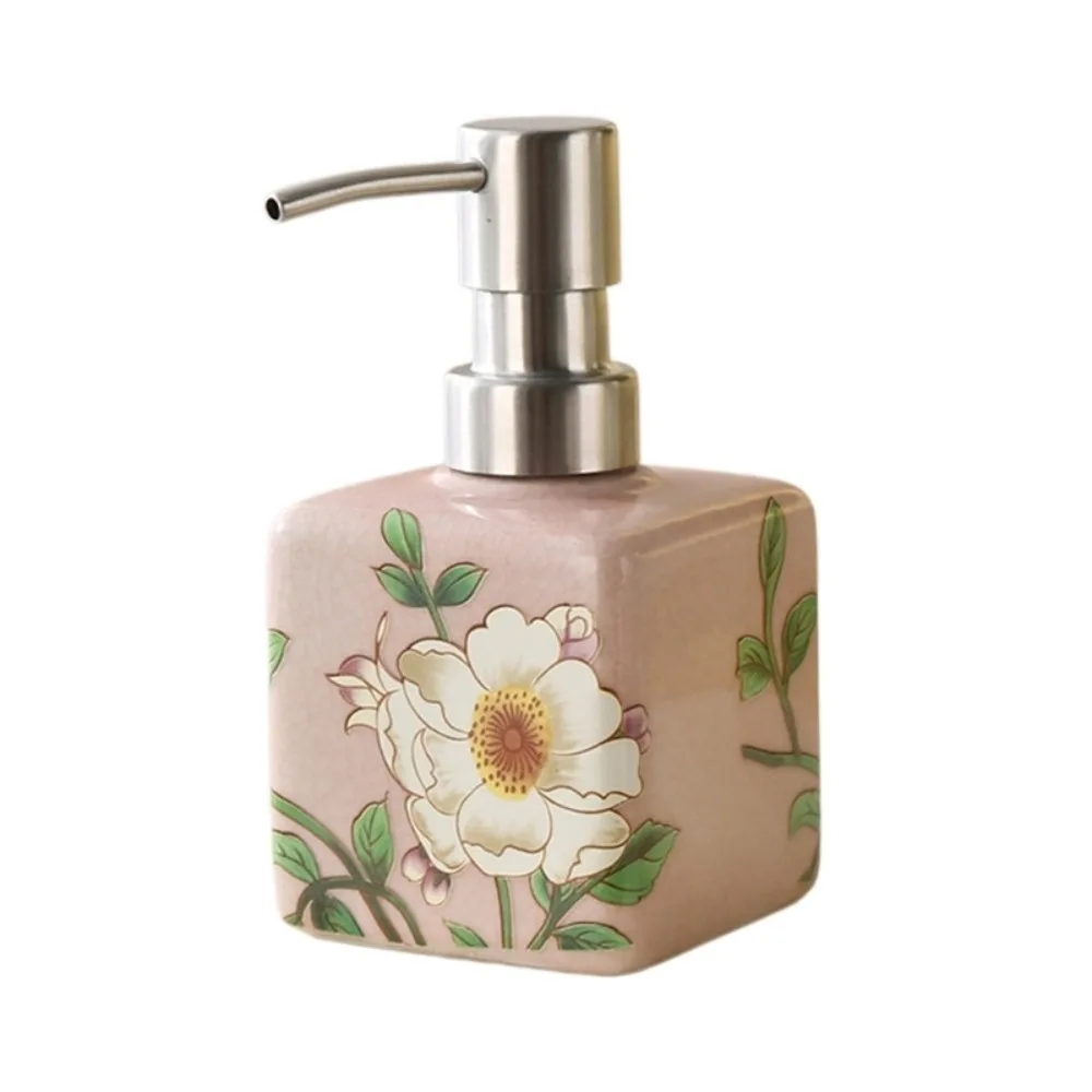 Vintage Hand Soap Dispenser Refillable Chinese Style Lotion Pump Bottles Floral Porcelain Removable Ceramic Soap Bottle Home
Vintage Hand Soap Dispenser Refillable Chinese Style Lotion Pump Bottles Floral Porcelain Removable Ceramic Soap Bottle Home