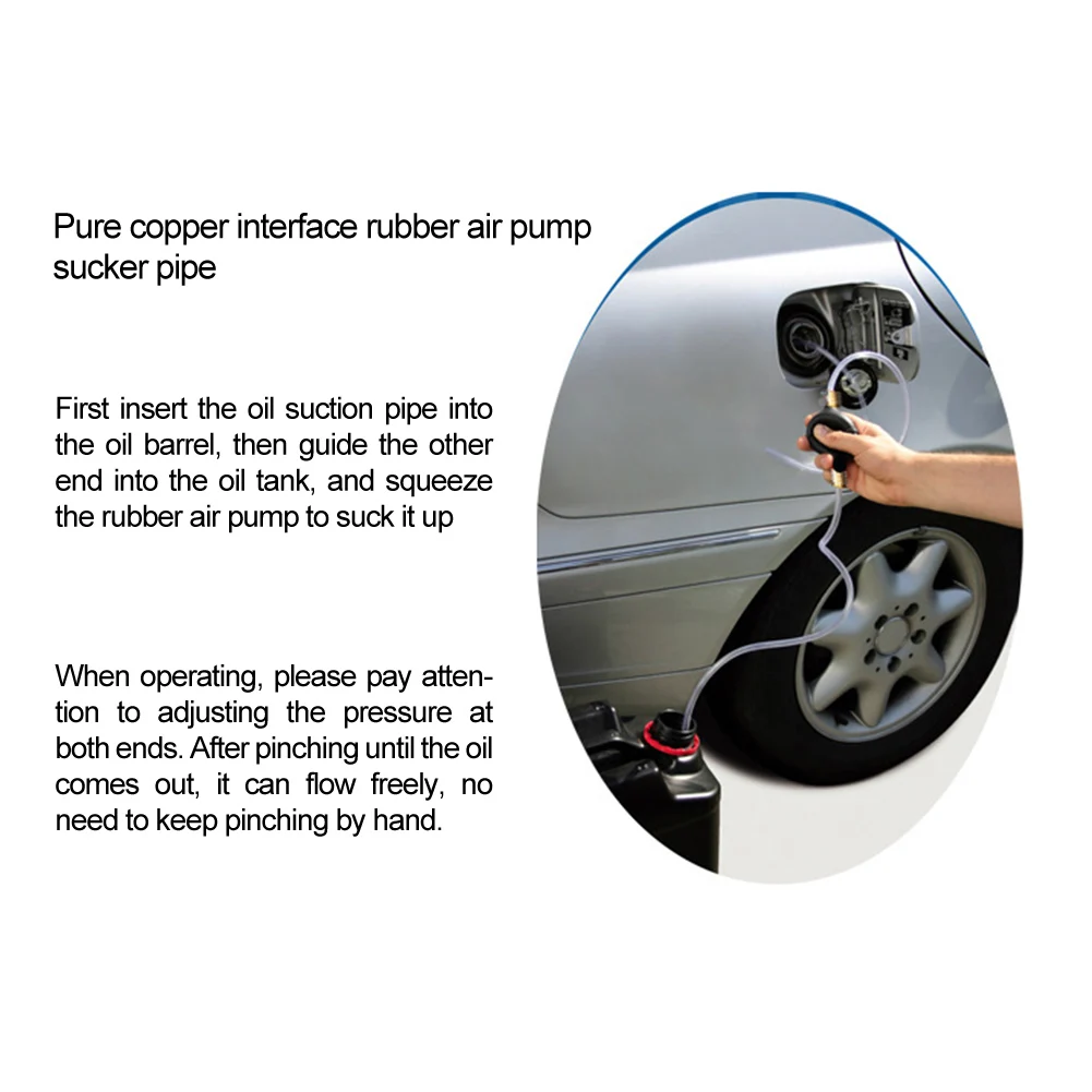 High Quality New Replacement Accessories Hand Siphon Pump Fuel Transfer Diesel Easy Use Liquid PVC Portable Pump Tool
High Quality New Replacement Accessories Hand Siphon Pump Fuel Transfer Diesel Easy Use Liquid PVC Portable Pump Tool