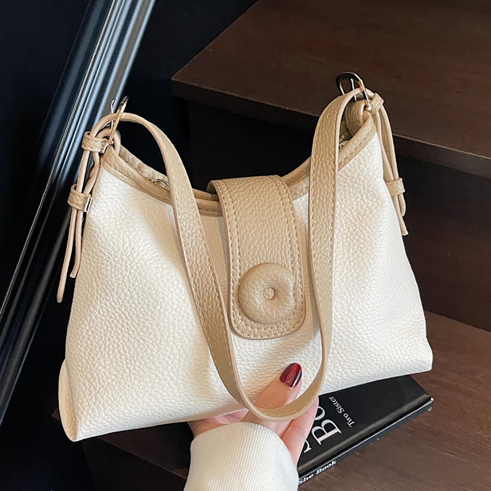 Korean Style Women's Handbags 2025 New Fashion Contrast Color Crossbody Bag Simple Commuting Shoulder Bags Lady Underarm Bag
Korean Style Women's Handbags 2025 New Fashion Contrast Color Crossbody Bag Simple Commuting Shoulder Bags Lady Underarm Bag