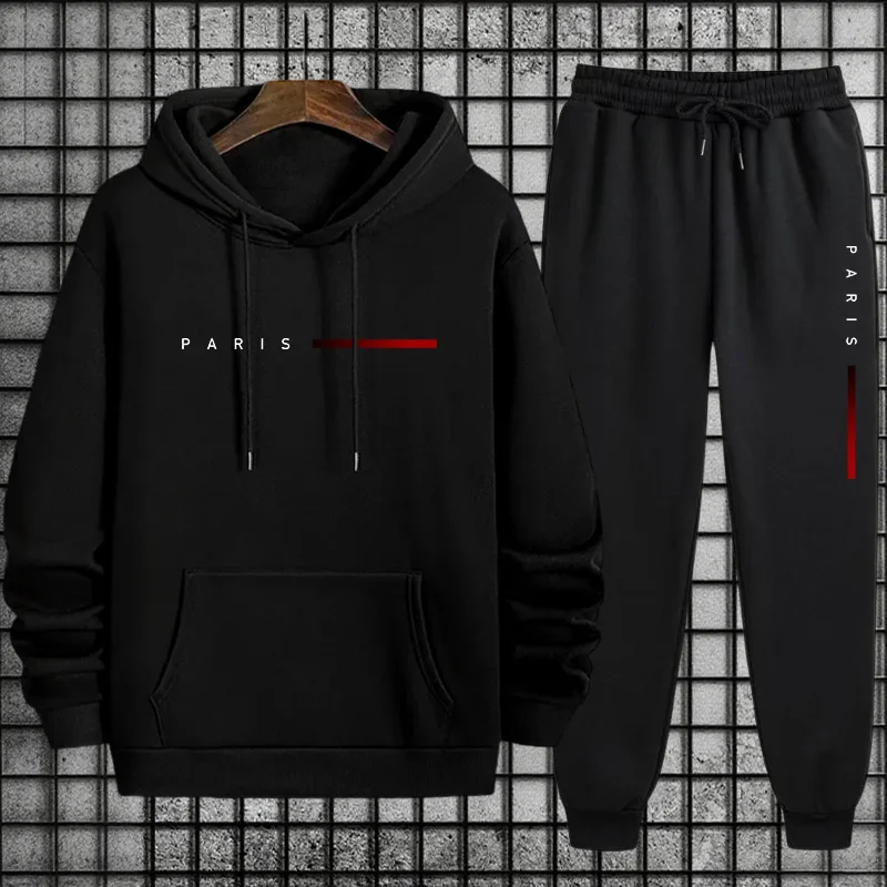 Men's Tracksuit Hoodie + Pants Autumn Winter Daily Casual Sporty Jogging Suit Urban Fashion Sweatshirt Outfit Male Sports Set
Men's Tracksuit Hoodie + Pants Autumn Winter Daily Casual Sporty Jogging Suit Urban Fashion Sweatshirt Outfit Male Sports Set